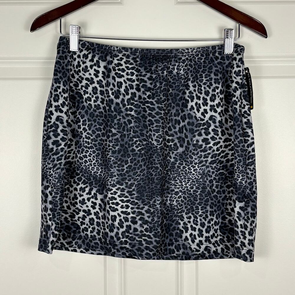 No Boundaries Cheetah Print Mini Skirt Leopard Vintage Y2K Deadstock Medium NWT